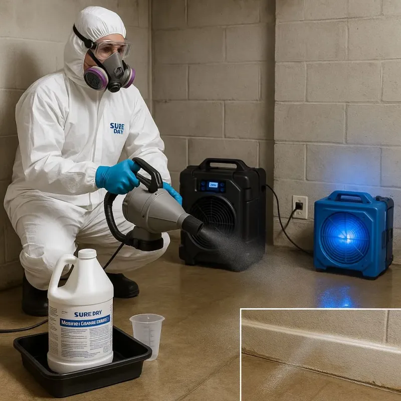 Sanitization and Odor Removal process in Biglerville, PA